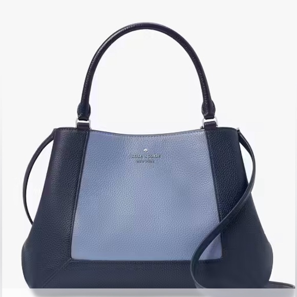 Kate Spade - NWT Blue Lena Colorblock Satchel $429 Still Factory sealed! 12”x9”